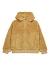 Dsquared2 Teddy Jacket With Icon New Generation Logo In Brown