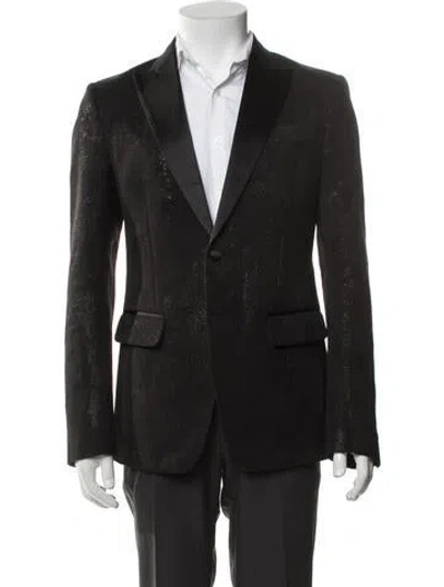 Pre-owned Dsquared2 Glitter Accents Blazer In Black