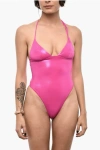 Dsquared2 Glitter One Piece Swimsuit With Embossed Logo Grösse 40