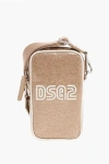 Dsquared2 Glittered Crossbody Bag With Zipped Closure