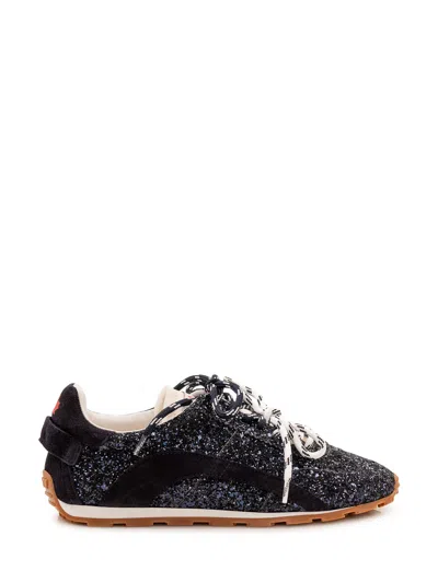 Dsquared2 Glittered Sneakers In Blu