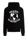 Dsquared2 Dsquared Men Globetrotter Sweatshirt In Negro