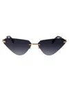 Dsquared2 Gold Black Metal Sunglasses In Multi