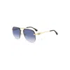 Dsquared2 Gold Blue Metal Sunglasses In Multi