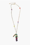 Dsquared2 Gold Effect Chain Tbd 09 Necklace With Baby Doll