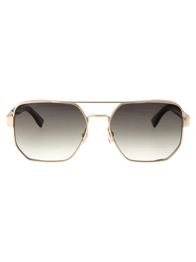 DSQUARED2 DSQUARED2 GOLD HAVANA METAL SUNGLASSES
