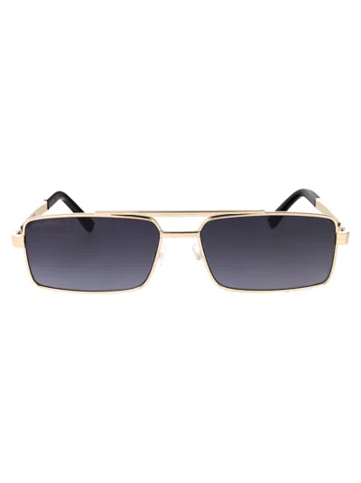 Dsquared2 Gold Metal Sunglasses In Purple