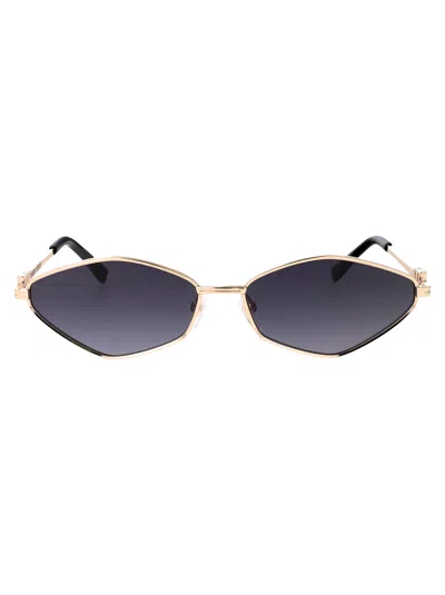 Dsquared2 Gold Metal Sunglasses In White