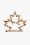 Dsquared2 Golden Effect Iconic Motif Brooch