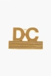Dsquared2 Golden-effectt Brass Brooch