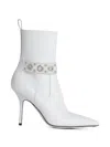 Dsquared2 Gothic Ankle Boots In White