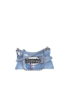 Dsquared2 Gothic Denim Shoulder Bag In Blue