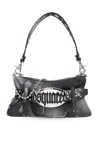 DSQUARED2 DSQUARED2 GOTHIC BLEACHED EFFECT DENIM SHOULDER BAG