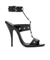 Dsquared2 Gothic Heeled Sandals In Black