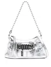 Dsquared2 Gothic Belt Shoulder Bag In Silver