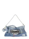 DSQUARED2 GOTHIC LIGHT BLUE CROSSBODY BAG WITH BELT DSQUARED2 IN DENIM WOMAN