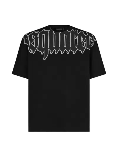 DSQUARED2 DSQUARED2 GOTHIC LOGO LOOSE FIT T-SHIRT