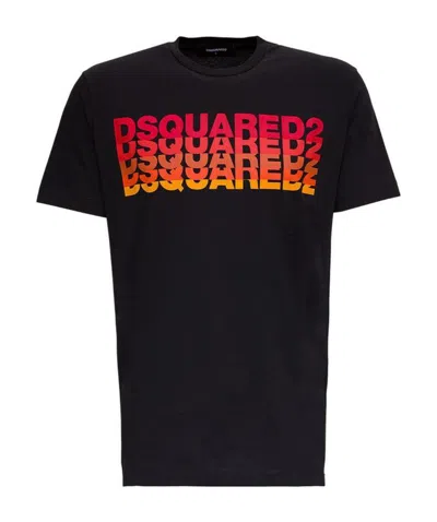DSQUARED2 LOGO PRINT SHORT-SLEEVE T-SHIRT