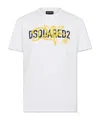 Dsquared2 Graffiti Cool-fit T-shirt In White