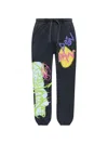 Dsquared2 Graffiti-print Track Pants In Blue