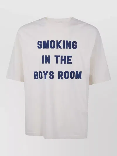 Dsquared2 Graphic Crew Neck Short Sleeve T Shirt In White