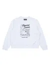 Dsquared2 Graphic Detail Sweatshirt In White