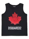 Dsquared2 Graphic-detail T-shirt In Black