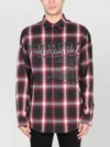 Dsquared2 Graphic Logo Print Longline Plaid Shirt
