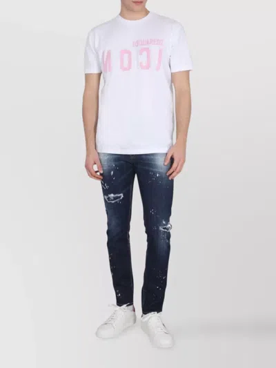 DSQUARED2 GRAPHIC LOGO PRINT T-SHIRT