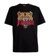 Dsquared2 Black Cotton Regular Fit T-shirt With Bear Print In Black