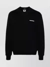 Dsquared2 Graphic Map Print Hoodie Crew Neck In Black