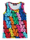 Dsquared2 Graphic-pattern Tank Top In Multi