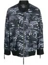 Dsquared2 Man Jacket Slate Blue Size 44 Polyamide