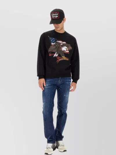 DSQUARED2 GRAPHIC PRINT COOL FIT SWEATSHIRT