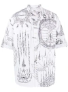 DSQUARED2 GRAPHIC-PRINT COTTON SHIRT