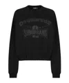 Dsquared2 Graphic-print Cotton Sweatshirt In Black