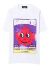 Dsquared2 Graphic-print Cotton T-shirt In White