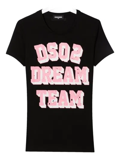 DSQUARED2 GRAPHIC-PRINT COTTON T-SHIRT