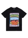 Dsquared2 Graphic-print Cotton T-shirt In Black