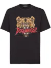 Dsquared2 Graphic Bear Print Relaxed-fit T-shirt In Black