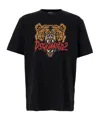 Dsquared2 Black Cotton Regular Fit T-shirt With Bear Print In Black