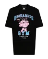 Dsquared2 Graphic-print Cotton T-shirt In Black