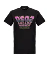 Dsquared2 Cool Fit T-shirt With Logo Print In Black