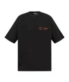 Dsquared2 Graphic-print Cotton T-shirt In Black
