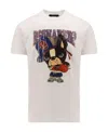 Dsquared2 Graphic-print Cotton T-shirt In Pink