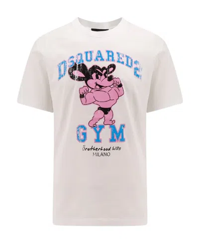 DSQUARED2 DSQUARED2 GRAPHIC PRINTED CREWNECK T-SHIRT