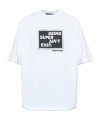 Dsquared2 White Cotton Oversize T-shirt In White