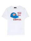 Dsquared2 Graphic-print Cotton T-shirt In White
