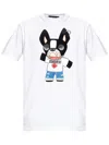 Dsquared2 Crew Neck Graphic Print T-shirt In White