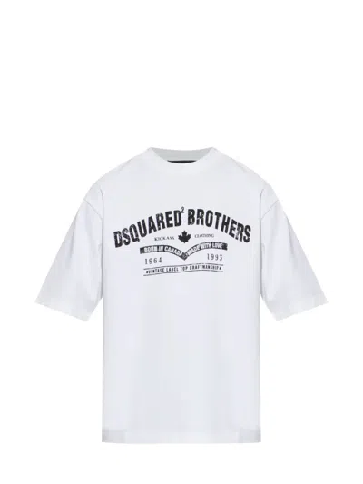 DSQUARED2 DSQUARED2 GRAPHIC PRINT COTTON T-SHIRT